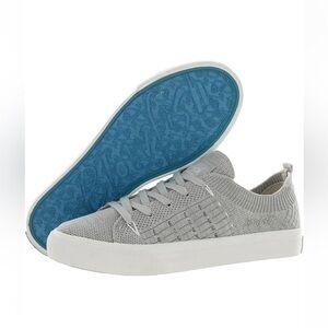 Blowfish Malibu Past TimeGrey & White Knit Top Sneakers Size 9